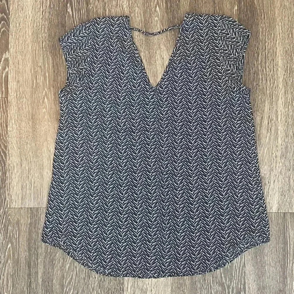 Womens DR2 Black and White Blouse - M - Picture 3 of 5